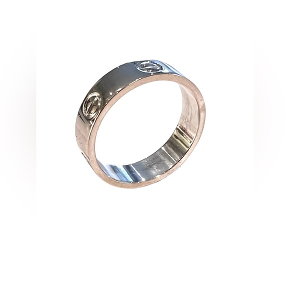 CARTIER 18K White Gold 5.5mm LOVE Ring - Picture 5 of 6